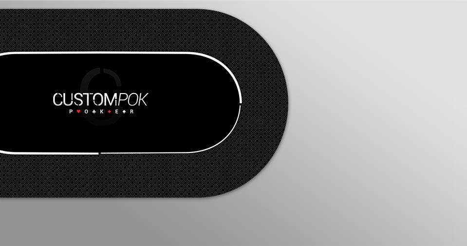 Tapis de poker CUSTOMPOK oval