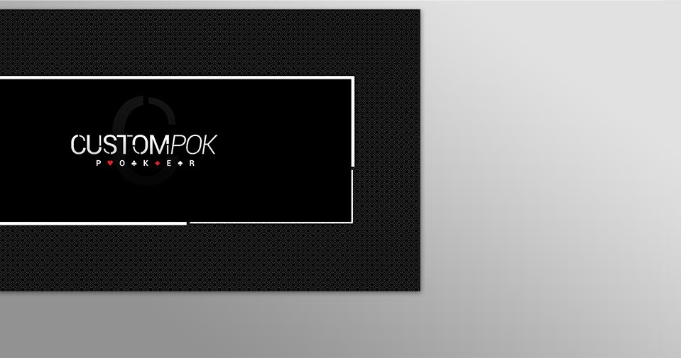 Tapis de poker CUSTOMPOK rectangulaire
