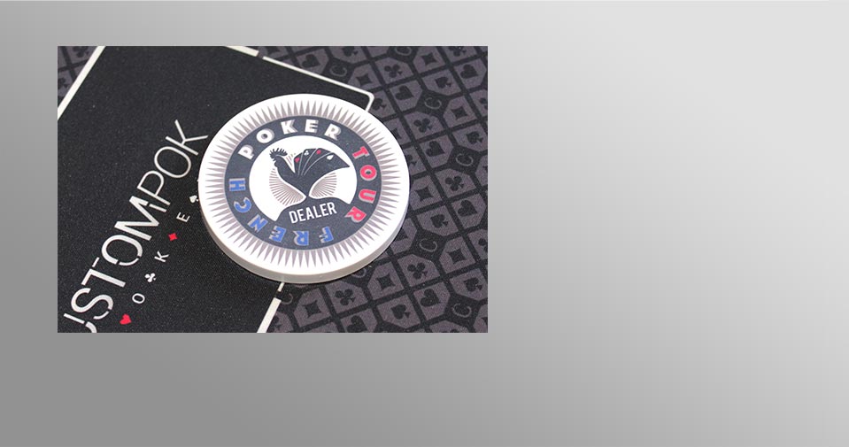 Bouton Dealer FRENCH POKER TOUR