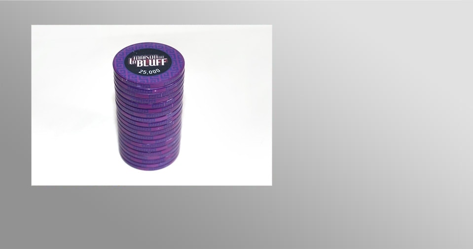 20 Jetons la maison du bluff 5 - 25 000