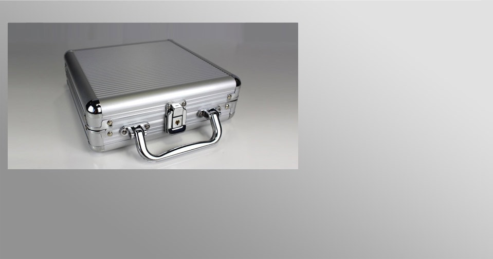 Mallette en aluminium 100 jetons