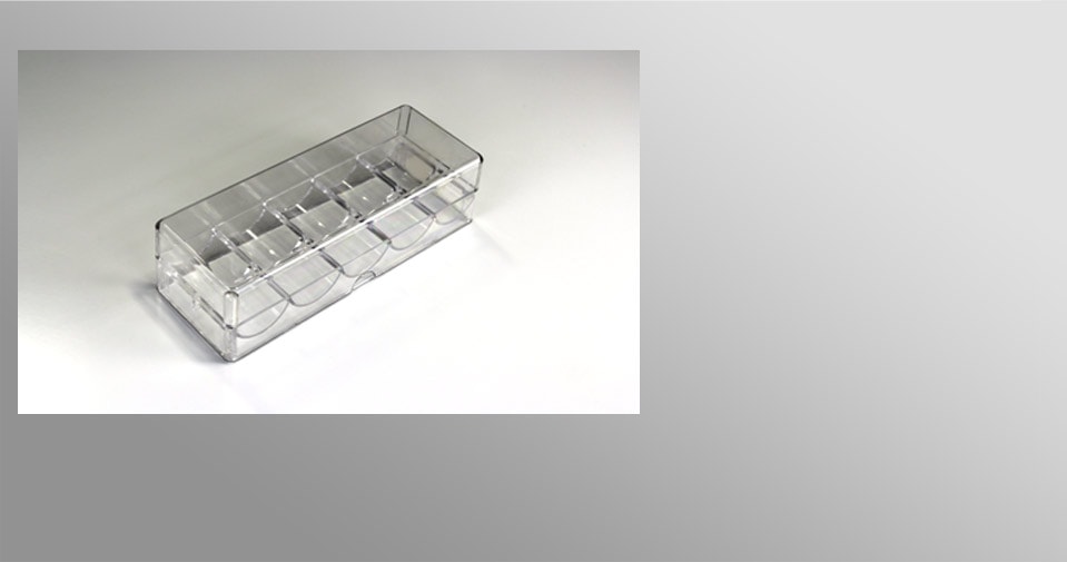 Rack transparent - 100 jetons