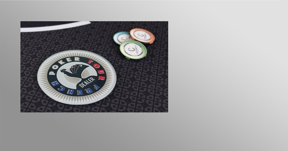 Bouton dealer FRENCH POKER TOUR XXL