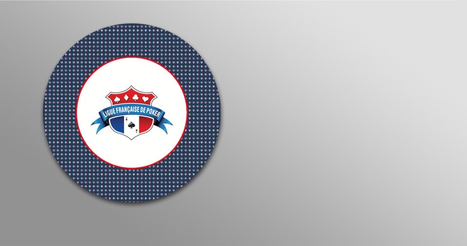 Tapis de poker rond à personnaliser.