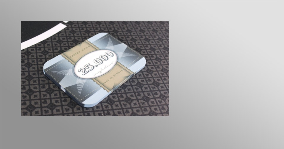 Plaques XXL de poker en céramique a personnaliser